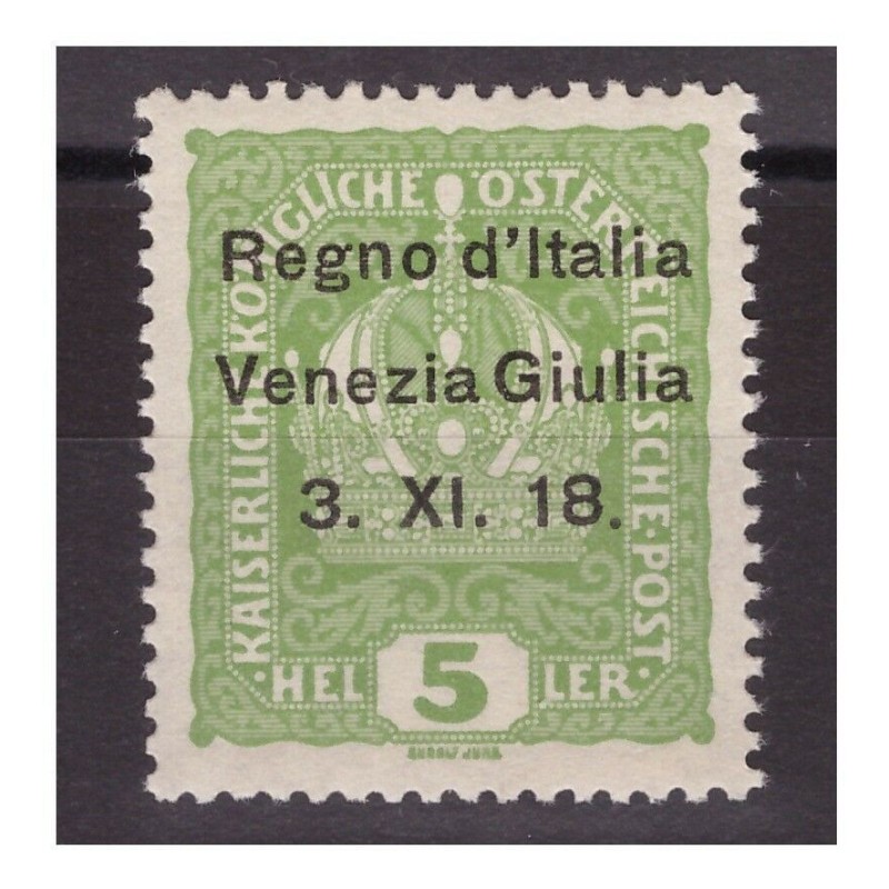 VENEZIA GIULIA 1918 - 5  HELLER   NUOVO   **