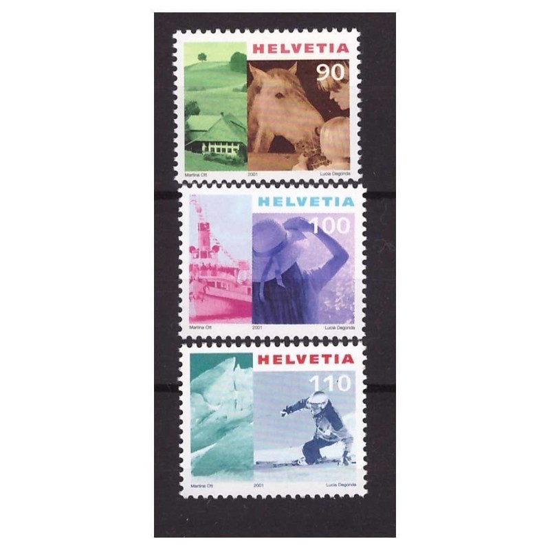 SVIZZERA  -  2001  IMMAGINI DELLA SVIZZERA  SERIE  NUOVA  **