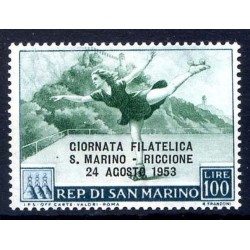 SAN MARINO 1953 - GIORNATA FILATELICA RICCIONE NUOVO **