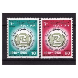 LIBIA REGNO  1969 - ORG.  INTERNAZIONALE  LAVORO - SERIE **