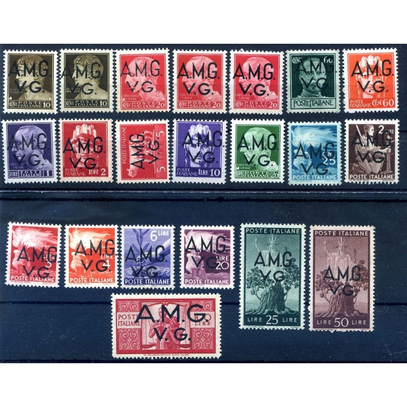 TRIESTE - AMGVG  Serie democratica Imperiale MNH ** LUSSO