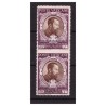 VATICANO 1946 - CONCILIO TRENTO  1 LIRA  COPPIA VERT. VARIETA'  DENT.   NUOVO **