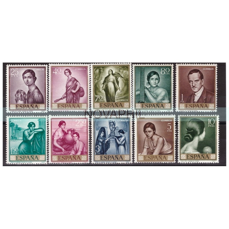 SPAGNA 1965  -  GIORNATA DEL FRANCOBOLLO  -   SERIE NUOVA  **