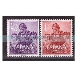 SPAGNA 1960 - SAN VINCENZO DI PAOLA - SERIE NUOVA **