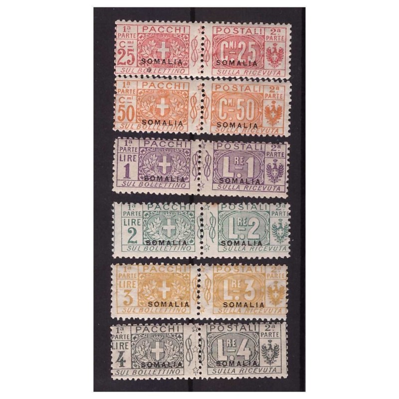 SOMALIA  ITALIANA 1923   -   PACCHI POSTALI   -  SERIE  NUOVA  **