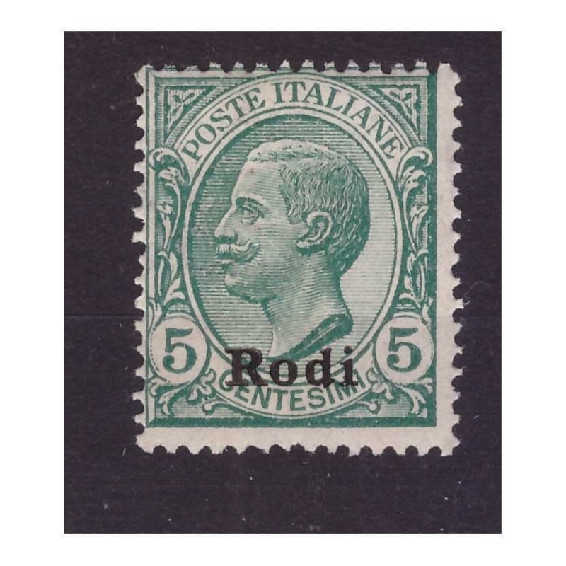 ISOLE EGEO RODI 1912 - Centesimi 5 NUOVO **