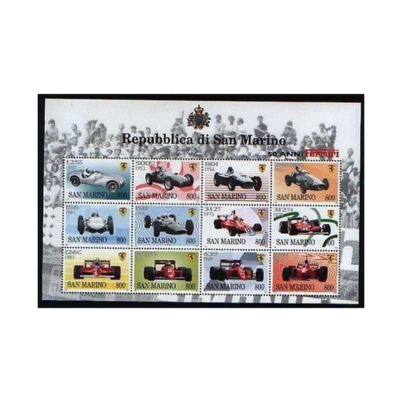 SAN MARINO 1998 foglietto Ferrari nuovo **