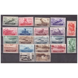 REGNO 1934  - MEDAGLIE AL VALOR MILITARE  SERIE COMPLETA  NUOVI  *