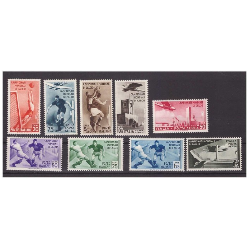 REGNO 1934  - MONDIALI DI CALCIO  SERIE COMPLETA  NUOVI  *