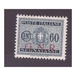 RSI 1944 GNR BRESCIA -   SEGNATASSE 60 CENTESIMI  NUOVO  **