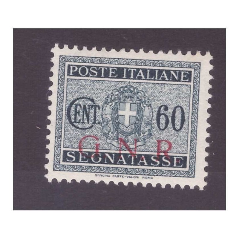 RSI 1944 GNR BRESCIA -   SEGNATASSE 60 CENTESIMI  NUOVO  **