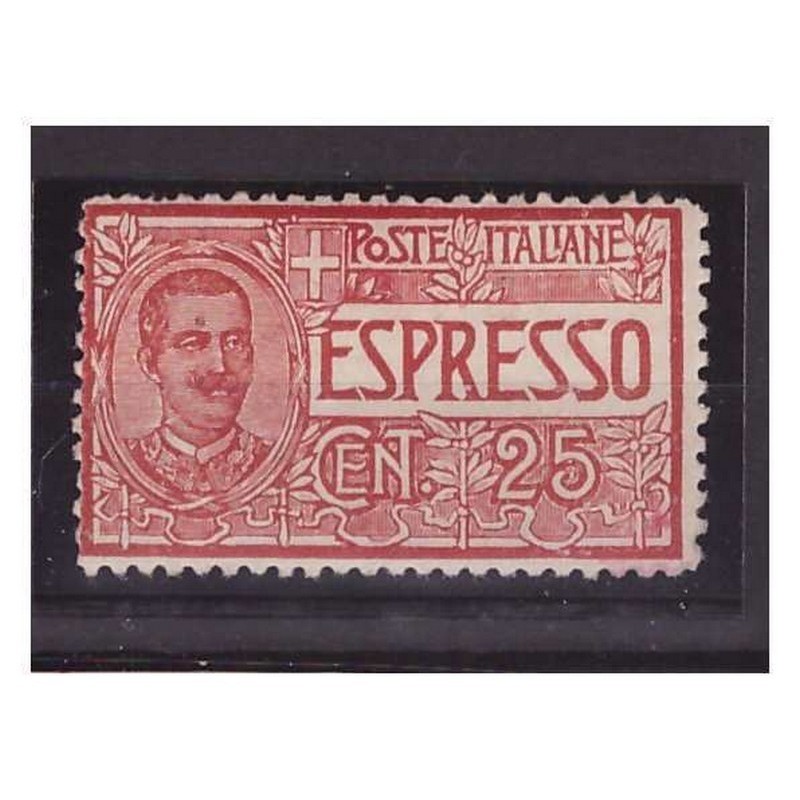 REGNO ESPRESSI 1903 - Centesimi 25  FALSO PER POSTA  NUOVO **
