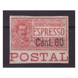 REGNO ESPRESSI 1922 - Centesimi 60  su 50  NON DENTELLATO   NUOVO *