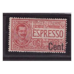 REGNO ESPRESSI 1922 -  SOLO CENT. IN SOPRASTAMPA   NUOVO *