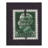 RSI 1944 -   FASCETTI 25 Cent  SOPRASTAMPA  SPOSTATA  IN ALTO   **
