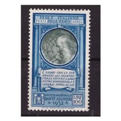 EGEO 1932 -  DANTE ALIGHIERI  POSTA AEREA  NUOVO  **