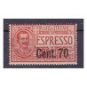 REGNO ESPRESSI 1924 - Centesimi 70 su 60 Nuovo **