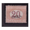 LIBIA 1915  - SEGNATASSE CENT. 20   DOPPIA SOPRASTAMPA  NUOVO **