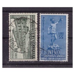 UNESCO  1950 - SERIE USATA