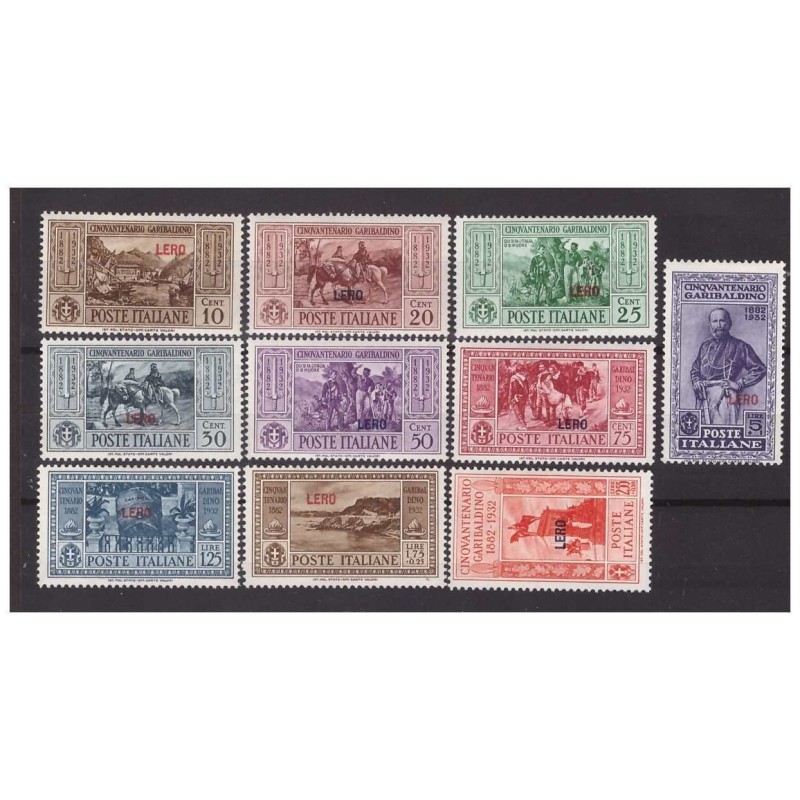 EGEO  1932 -  LERO - GARIBALDI  SERIE NUOVA  *