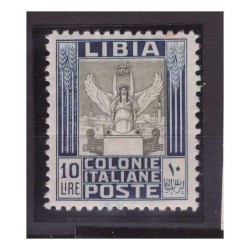 LIBIA 1937 - PITTORICA   10  LIRE    NUOVO   **   CENTRATURA LUSSO