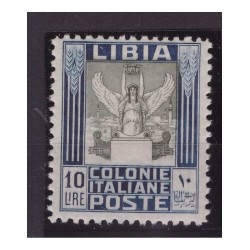 LIBIA 1937 - PITTORICA 10 LIRE NUOVO **