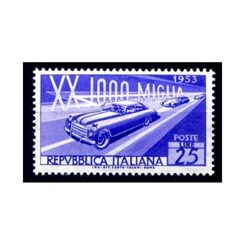 ITALIA 1953 - MILLE MIGLIA  NUOVO  **