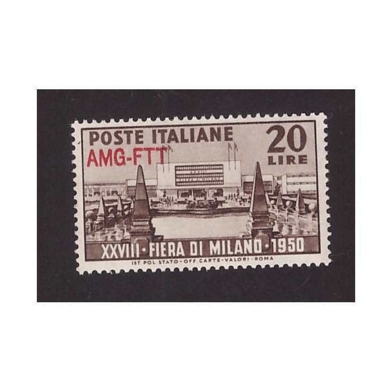 TRIESTE A -  1949  FIERA DI  MILANO   NUOVO  **