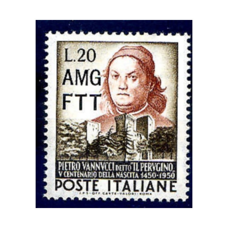 TRIESTE A - 1951  PERUGINO  NUOVO **