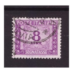 ITALIA 1956 - SEGNATASSE  8 Lire STELLE USATO