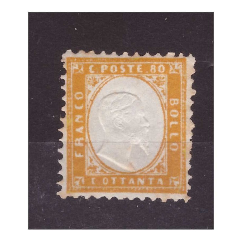 REGNO 1862 - 80 CENTESIMI  NUOVO *
