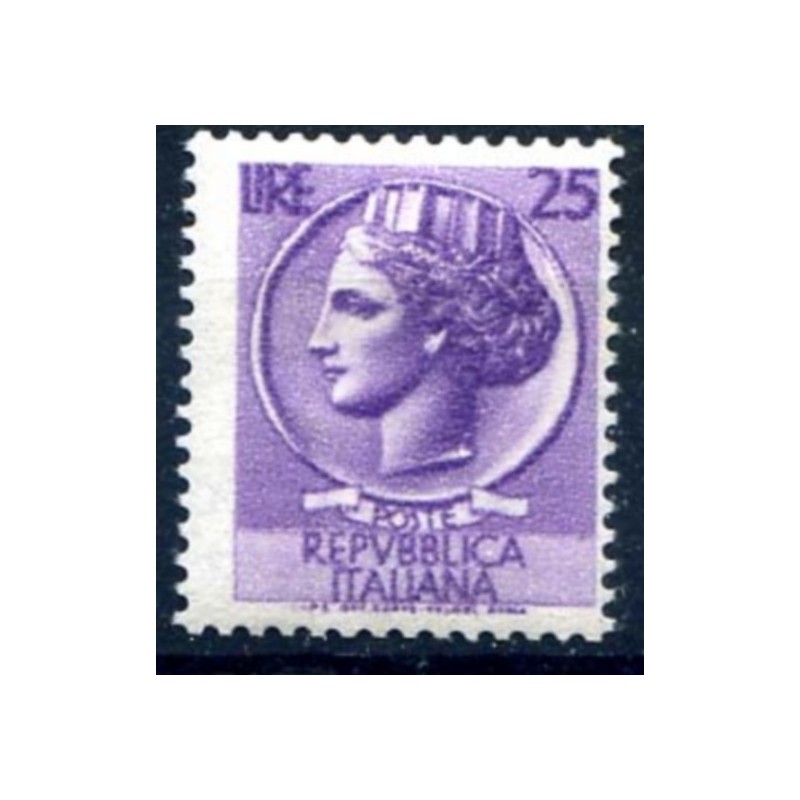 SIRACUSANA 25 Lire stelle II  MACCHINETTE  NUOVO **