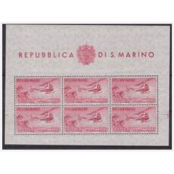 SAN MARINO 1961 - FOGLIETTO ELICOTTERO NUOVO **