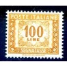 ITALIA 1976 - SEGNATASSE 100  LIRE -  INCHIOSTRO FLUORESCENTE  **
