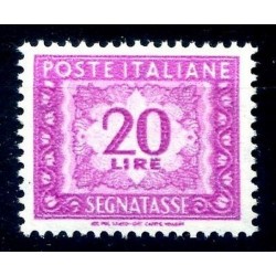 ITALIA 1976 - SEGNATASSE 20 LIRE -  INCHIOSTRO FLUORESCENTE  **