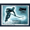 SAN MARINO 1956 - GIOCHI DI CORTINA POSTA AEREA NUOVO **