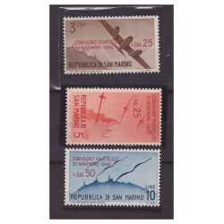 SAN MARINO 1946 -  CONVEGNO FILATELICO  SERIE   NUOVA    **