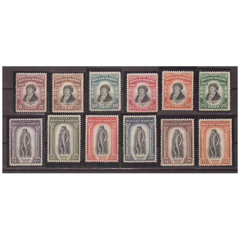 SAN MARINO 1935 -   DELFICO   SERIE   NUOVA    **