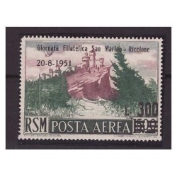 SAN MARINO 1951 -  POSTA AEREA GIORNATA FILATELICA    NUOVO    **