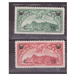 SAN MARINO 1936  -  POSTA AEREA  SOPRASTAMPATI    SERIE   NUOVA    **