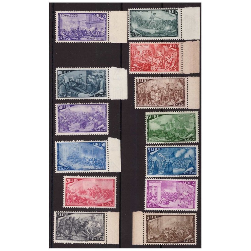 ITALIA  1948  -  RISORGIMENTO  SERIE    NUOVA  *