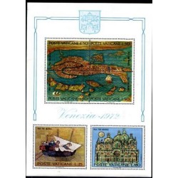 VATICANO 1972 -  FOGLIETTO VENEZIA  NUOVO **