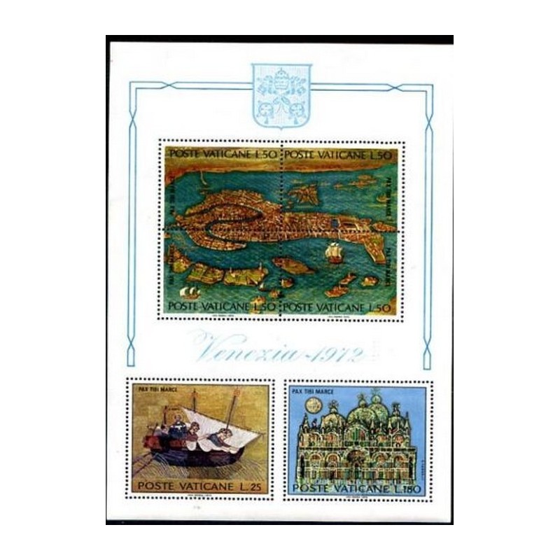 VATICANO 1972 -  FOGLIETTO VENEZIA  NUOVO **