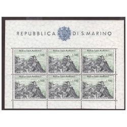 SAN MARINO 1958 - FOGLIETTO  VEDUTE   NUOVO **