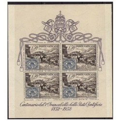 VATICANO 1952 foglietto Centenario ** SPL