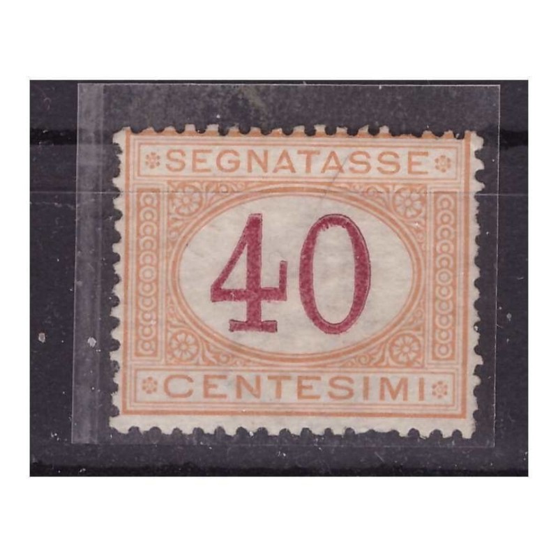 REGNO 1870 - SEGNATASSE  CENT.  40    NUOVO *