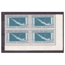 REGNO 1930  -  CROCIERA BALBO   LIRE  7,70   NUOVO  **   QUARTINA ADF