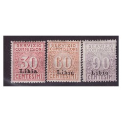 LIBIA  1915  -  SERVIZIO COMMISSIONI   SERIE  NUOVA   **