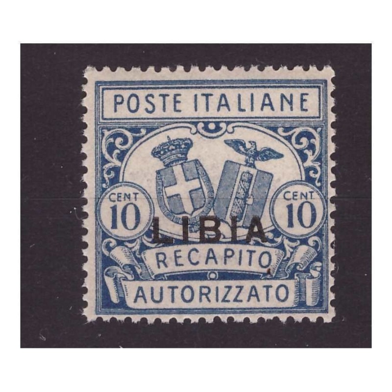 LIBIA  1929  -  RECAPITO AUTORIZZATO   NUOVO   **