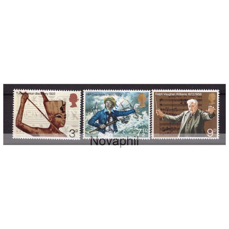 GRAN BRETAGNA  1972  -  ANNIVERSARI VARI   NUOVO  **
